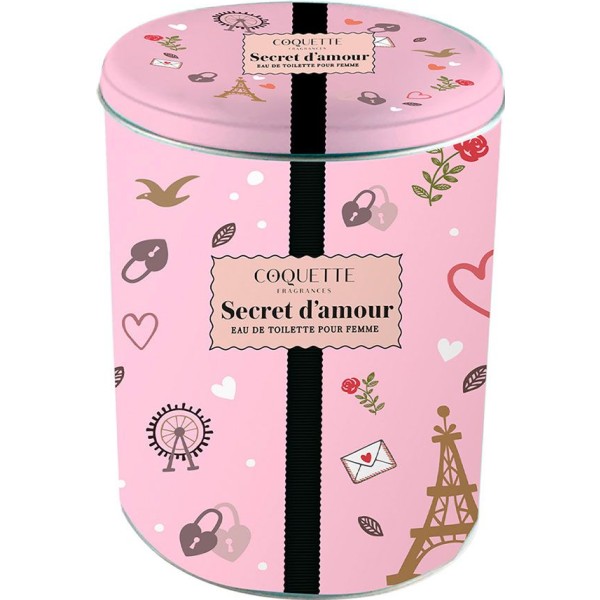 Estuche eau de toilette secret d'amour, 100 ml señora